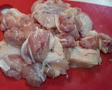 鶏ももと里芋とごぼうの煮しめ作り方2写真