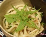 簡単！水菜のかけうどん☆作り方4写真