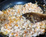 ☆鶏ひき肉でヘルシー！豆腐グラタン♪作り方2写真