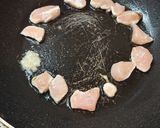 鶏胸肉とアスパラガスのジェノベーゼパスタ作り方4写真