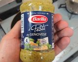 鶏胸肉とアスパラガスのジェノベーゼパスタ作り方6写真