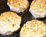 チキンハンバーグ☆大きなチーズ入り♪作り方4写真