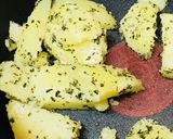 レトルト●バジルポテトサラダのせカレー作り方1写真