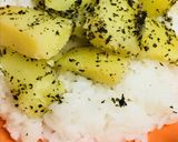 レトルト●バジルポテトサラダのせカレー作り方2写真