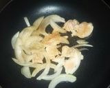 鶏肉と玉ねぎのコンポタ丼(一人前)作り方1写真