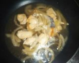 鶏肉と玉ねぎのコンポタ丼(一人前)作り方2写真
