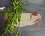 豚肉の青野菜巻き作り方1写真