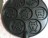 チョコミントとプレーンのパンケーキ作り方2写真