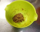 ピーナッツバターごま味噌和え作り方1写真