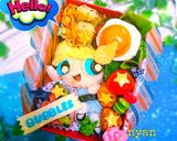 パワーパフガールズ『ブロッサム』キャラ弁作り方13写真