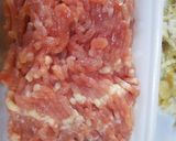 ちくわの鶏つくねのせ焼き♪作り方2写真