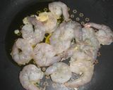 エビとズッキーニのガーリック風味炒め作り方4写真