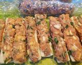ちくわの鶏つくねのせ焼き♪作り方6写真