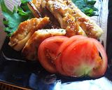 ちくわの鶏つくねのせ焼き♪作り方11写真