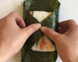 スパムの缶で作るミルフィーユおにぎらず作り方29写真