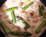 海老とアスパラのクリームパスタ作り方4写真