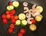 えびと夏野菜の焼きマリネ作り方4写真