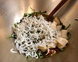 釜揚げしらすとホタテの和風冷製パスタ作り方5写真