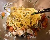 釜揚げしらすとホタテの和風冷製パスタ作り方7写真