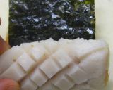 お弁当に✿ちくわで海苔✿チーズ作り方7写真