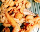 鶏皮とセセリの甘辛唐揚げ❤作り方4写真