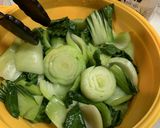 オイル蒸し青梗菜 冷凍保存作り方4写真