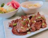 美味し〜牛タンネギ塩丼作り方11写真