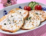 餃子の皮de簡単☘️おつまみ＆おやつピザ作り方3写真