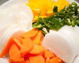 トマ豚汁⁂ヘルシー野菜の食べるスープ作り方3写真
