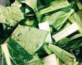 小松菜と厚揚げの炊いたんψ作り方1写真