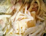 新玉ねぎと魚肉ソーセージのかき揚げ作り方3写真