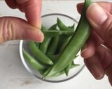 スナップえんどうのチーズグリルタイム風味作り方3写真