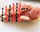鶏胸肉のはさみ焼き×梅しそver作り方2写真