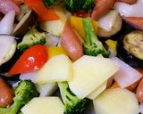 あらびきウインナー☆チーズ野菜グラタン作り方2写真
