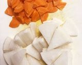 たっぷり具沢山の豚汁♪作り方1写真