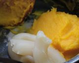 かぼちゃ白餡のモンブランロールケーキ作り方24写真