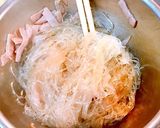 春雨と春キャベツ、ハムのサラダ作り方7写真