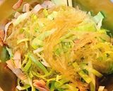 春雨と春キャベツ、ハムのサラダ作り方8写真