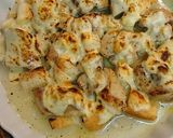 鶏もも肉とパンポタージュ焼き作り方9写真
