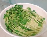 つわり中♡さっぱり豆苗レンジ湯豆腐作り方3写真