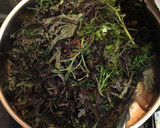 からし菜と舞茸と厚揚げのさっと煮作り方4写真