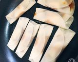餃子の皮で大葉みそチーズ焼き作り方4写真