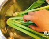 レンジで簡単！小松菜のごま味噌和え作り方1写真