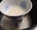 お茶碗で♡離乳食後期♡炊飯器おかゆ作り方5写真