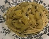 キウイと生ハムのかんたん冷製パスタ作り方3写真