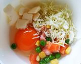 離乳食　完了期　幼児食　＊素麺の蒸し卵＊作り方1写真
