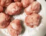 豚こま団子野菜春雨中華風煮込み作り方4写真