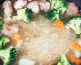 豚こま団子野菜春雨中華風煮込み作り方12写真