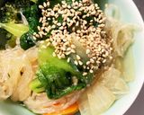 豚こま団子野菜春雨中華風煮込み作り方14写真
