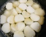 カブとひき肉の煮物作り方3写真